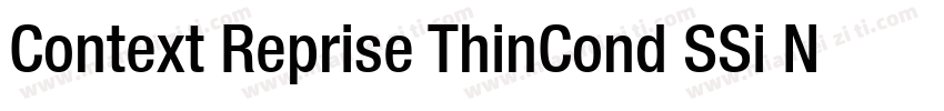 Context Reprise ThinCond SSi Normal字体转换